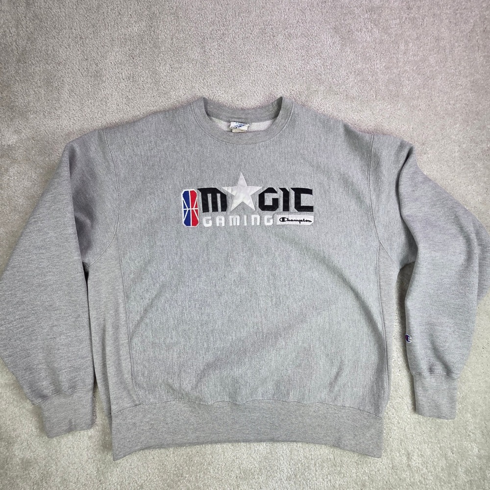 Champion Reverse Weave XL‎ NBA 2K Orlando Magic Gaming Crewneck Sweatshirt Gray